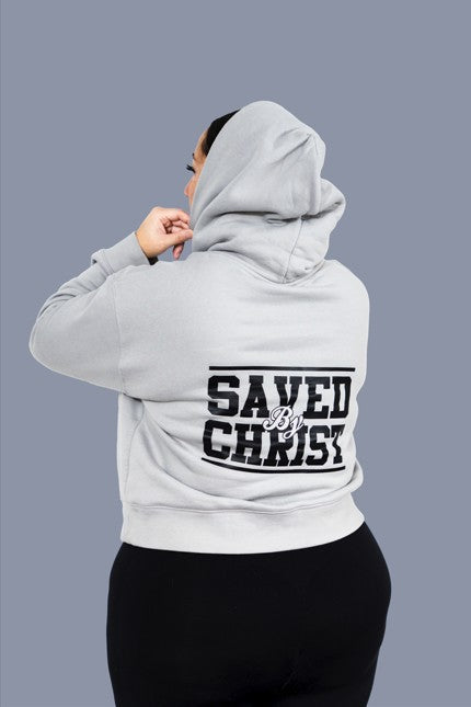 Redeemed/Saved By Christ Hoodie - STORM