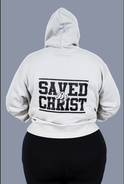 Redeemed/Saved By Christ Hoodie - STORM