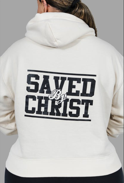 Redeemed/Saved By Christ Hoodie - ECRU